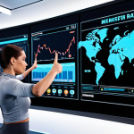**Prompt:** A diverse group of modern fitness business executives collaboratively analyzing complex data on a large, futuristic holographic display in a high-tech gym control room. The display visualizes member retention rates, program popularity, and financial projections through sleek graphs and charts. AI interfaces and digital dashboards are subtly integrated into the background, emphasizing data-driven decision-making and the cutting-edge application of technology in fitness management. The atmosphere is strategic, analytical, and forward-thinking, with professionals pointing at data points, signifying their mastery of advanced analytics for business growth. Professional, clean, and sophisticated aesthetic.
