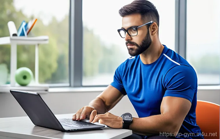 피트니스 경영사 자격증 시험 난이도 - **Prompt 2: Journey Through Management Levels**
    A triptych or composite image showcasing three d...